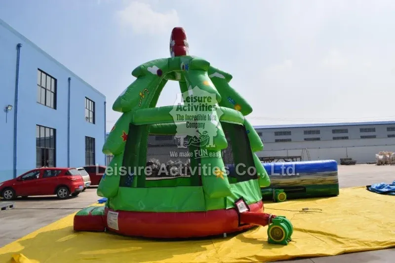 Mini Inflatable Bouncy Castle Christmas Tree Mini Inflatable Bouncy Castle Christmas Tree