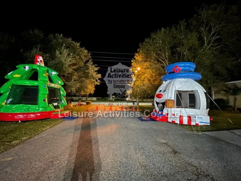 Mini Inflatable Bouncy Castle Christmas Tree Mini Inflatable Bouncy Castle Christmas Tree