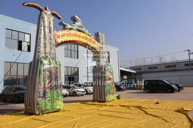 Inflatable Jurassic Adventure Arch